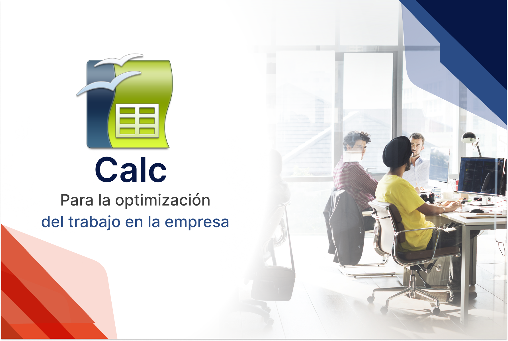 Calc para la optimización del trabajo en la empresa (Open Office)